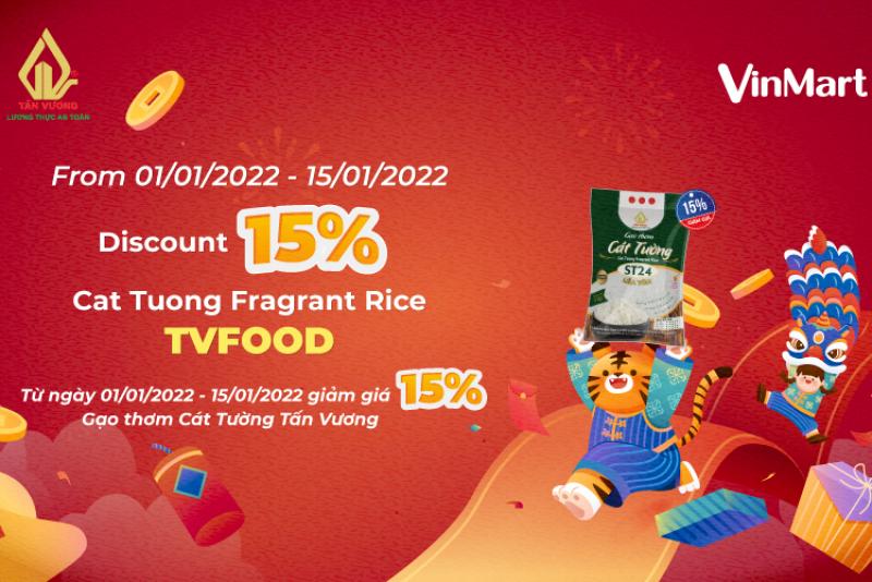 Welcome Spring 2022 promotion at Vinmart supermarkets