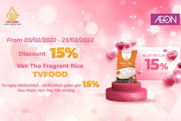 Happy Valentine promotion at AEON supermarket system