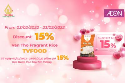 Khuyến mãi Happy Valentine tại hệ thống siêu thị AEON